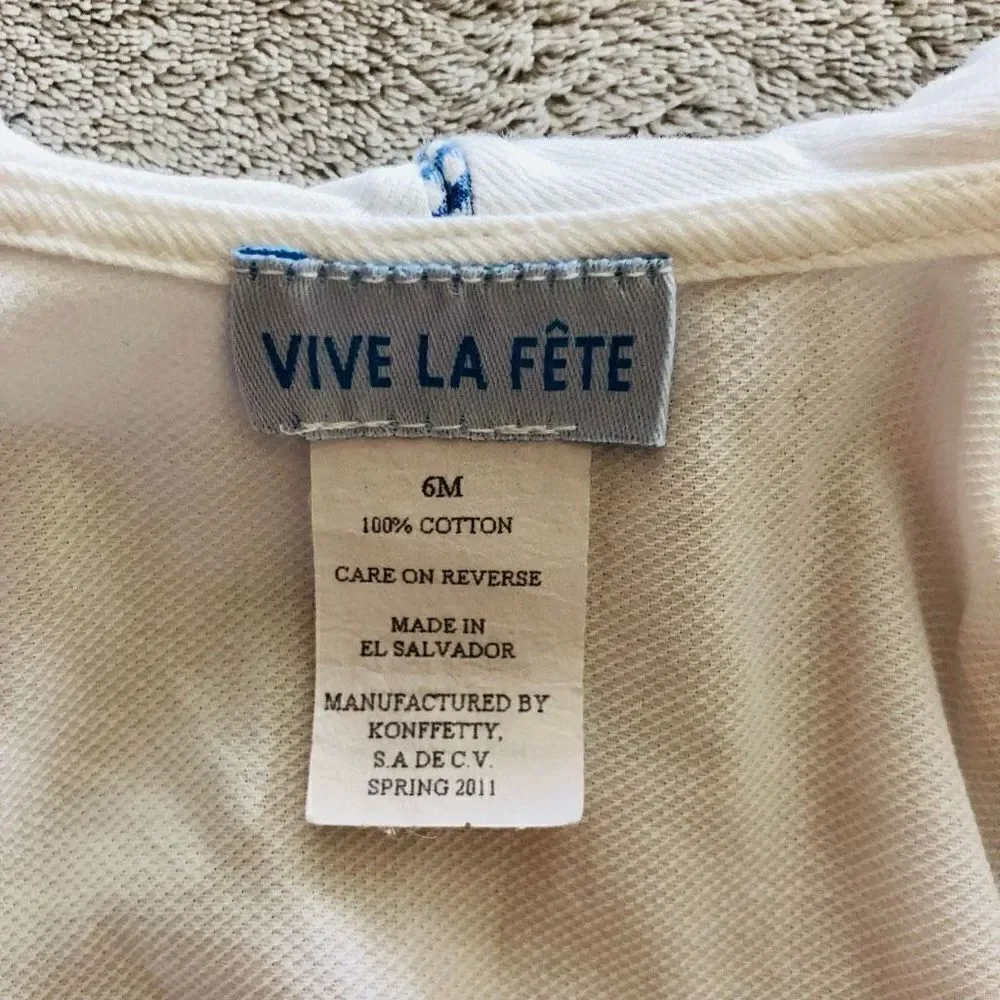 NWOT Vive La Fête Baby Boy Gingam smocked Overalls w/ White Shirt Set(2pc)